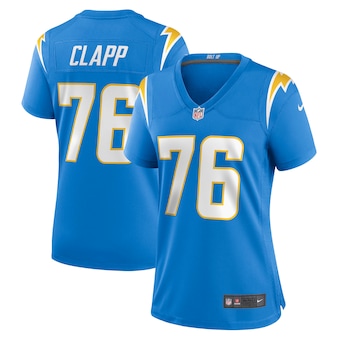 womens nike will clapp powder blue los angeles chargers game